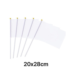 Wholesale/<strong>Customized</strong> Blank <strong>Polyester</strong> Heat Transfer <strong>Flag</strong> Custom Printing Hand Signal <strong>Flag</strong> Blank <strong>Polyester</strong> <strong>Flag</strong> - Product Image 1