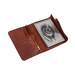 Funda de Cuero de Lujo Profesional para Cuaderno A5, Recargable, Protectora y Antiolores para Oficina y Trabajo - Product Image 1