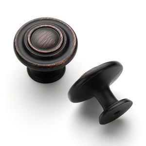 ドレッサー引き出し用キャビネットハードウェアワードローブノブオイルラビングブロンズ亜鉛ノブ1889 - Product Image 3