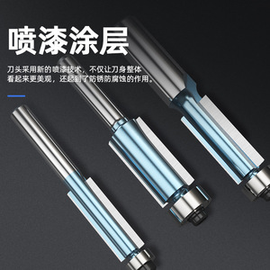 Cortadora de cinta para carpintería con rodamientos, máquina de grabado con cabezal de cuchilla recta alargada de doble hoja - Product Image 4