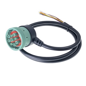 Ad angolo retto verde J1939 9pin Deutsch maschio per aprire il filo J1939 strumento diagnostico per camion - Product Image 4