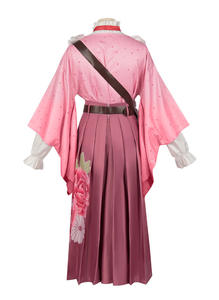 4 Styles Kanroji <span class=keywords><strong>Mitsuri</strong></span> Genya Muichirou Kamado Tanjirou Cartoon <span class=keywords><strong>Cosplay</strong></span> Kimono Anime Costumes Pantalons Jupes pour Hommes Femmes - Product Image 6