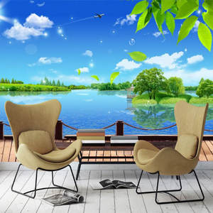 3D stéréoscopique Tv fond mur peinture <span class=keywords><strong>papier</strong></span> <span class=keywords><strong>peint</strong></span> <span class=keywords><strong>mer</strong></span> méditerranéenne salon <span class=keywords><strong>chambre</strong></span> canapé fond mur <span class=keywords><strong>papier</strong></span> <span class=keywords><strong>peint</strong></span> - Product Image 1