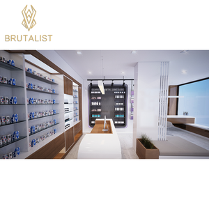 Accesorios y estantes de exhibición de farmacia personalizados con solución integral de acero con recubrimiento en polvo para accesorios de tienda - Product Image 3