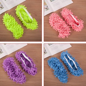Funda <span class=keywords><strong>de</strong></span> Mopa Extra Grande <span class=keywords><strong>de</strong></span> Felpa para Zapatos, Reutilizable, Lavable, Silenciosa, Pantuflas para el Hogar, Aluminio Engrosado para una <span class=keywords><strong>Limpieza</strong></span> Eficaz - Product Image 4