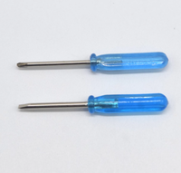 Grosir Set alat obeng Mini 2.5mm Phillips, jam tangan terisolasi saku kepala sekrup berlubang kelas industri dapat disesuaikan OEM