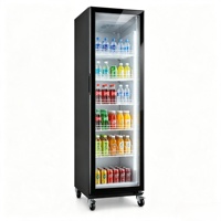 Équipement de réfrigération commercial sur mesure pour supermarché, mini-réfrigérateur vertical à porte vitrée, vitrine à vin, refroidisseur de boissons