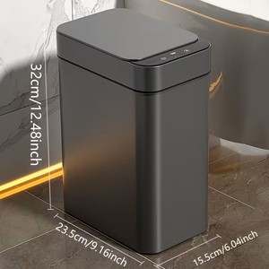 Intelligenter Automatischer Sensor-Mülleimer aus Kunststoff, 4 Öffnungsmodi, Soft-Close-Deckel & Herausnehmbarer Inneneimer - Product Image 3