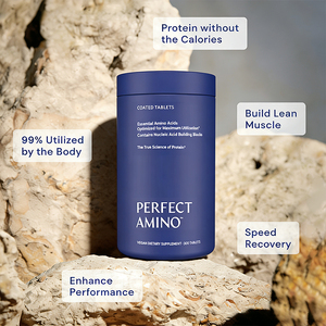 Tabletas Perfect Amino con Recubrimiento Vegano, Aminoácidos Esenciales con Ácidos Nucleicos, Optimizan la Utilización de Proteínas, 300 Tabletas - Product Image 4