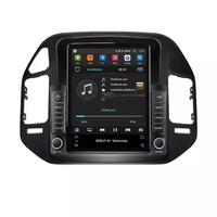Radio con GPS para Auto, Tesla Android 13 8+128G, Estéreo Android para Mitsubishi Pajero V73, Reproductor de DVD, DSP, GPS, BT, Cámara 360