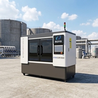 Générateur d'hypochlorite de sodium avec une durée de vie des électrodes de 15 000 heures |   Électrolyseur de saumure anti-calcaire contrôlé par PLC, 1 an, 3000 L/heure