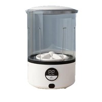 Mini Lave-linge Portable Sans Fil avec Affichage Numérique, Boîtier en Plastique Étanche et Rotatif pour Sous-vêtements