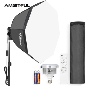Ambitufl AL-50 lumière vidéo LED avec support de trépied et kit de studio <span class=keywords><strong>photo</strong></span> soft box, adapté kit d'enregistrement vidéo <span class=keywords><strong>live</strong></span> tiktok <span class=keywords><strong>Photo</strong></span> - Product Image 1