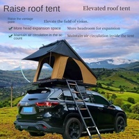 Tente de toit pliable pour voiture, SUV, camping, voyage en plein air, abri de couchage monté sur le toit, vente en gros directe d'usine