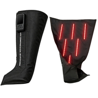 Eveekon 2026 Bottes de récupération pour les jambes, masseur de compression d'air avec lumière rouge et vibrations pour améliorer la circulation chez les athlètes