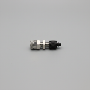 Adaptateur de <span class=keywords><strong>valve</strong></span> <span class=keywords><strong>Schrader</strong></span> Presta Air Chunk pour gonfleur de pneus, capuchon anti-poussière <span class=keywords><strong>Dunlop</strong></span> AIV06, avec raccord rapide 6MM pour valves de gonflage RV - Product Image 1