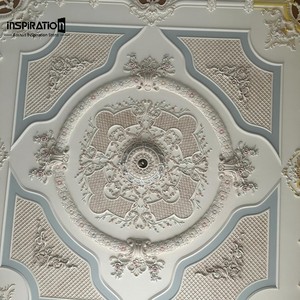 Rose de <span class=keywords><strong>plafond</strong></span> décorative GRG, qualité export, style europé<span class=keywords><strong>en</strong></span>, <span class=keywords><strong>en</strong></span> plâtre renforcé de fibre de verre, <span class=keywords><strong>pour</strong></span> <span class=keywords><strong>chambre</strong></span> et salle à manger - Product Image 4