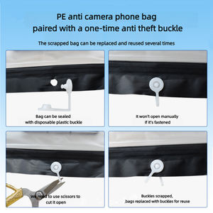 Sac anti-caméra pour téléphone, interdiction de prendre des <span class=keywords><strong>photos</strong></span> avec un téléphone portable, étuis pour téléphone interdits de prendre des <span class=keywords><strong>photos</strong></span>, pochette anti-photographie, sacs de sécurité pour <span class=keywords><strong>les</strong></span> employés d'usine - Product Image 3