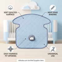 Coussin de siège bébé matelassé, coussin de chaise haute pour nourrisson, doux et respirant, doublure de poussette, coussin de siège bébé