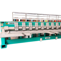 SNWSIM Meilleure machine à broder à 12 têtes de Zhuji, machine à broder de haute qualité, machine à broder scintillante 1500 tr/min