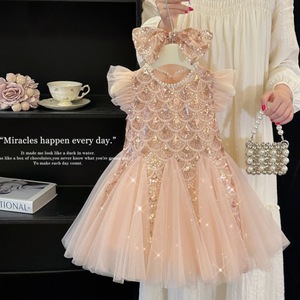 Deals Net Dress Designs for Children 3D Flower Lace Material | Alibaba.com