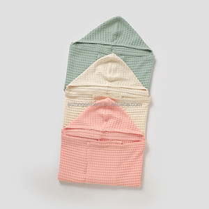 <span class=keywords><strong>Peignoir</strong></span> pour enfant en bambou écologique super doux, couverture en nid d'abeille pour bébé pour un usage domestique - Product Image 4