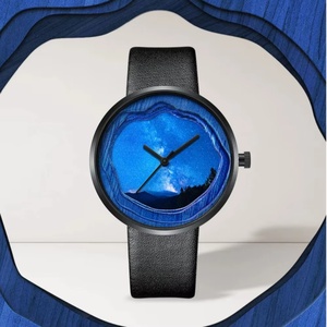 Mark Fairwhale FW-5480 Simple Women's Quartz <b>Watch</b> 40mm Starry Ocean Color Waterproof Belt Fashion <b>Watch</b> for Women - Product Image 5
