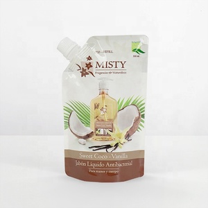 Refillable tùy chỉnh bao bì nhựa đứng lên Spout Pouch túi cho giặt chất tẩy rửa chất lỏng xà phòng - Product Image 5