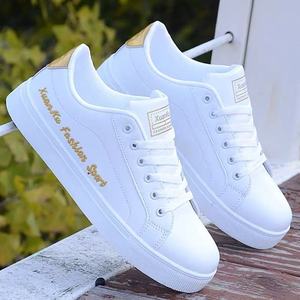 Scarpe Classiche Bianche da Donna, Sneakers Traspiranti con Suola Piatta, Scarpe da Tennis Casual, MOQ <span class=keywords><strong>1</strong></span> - Product Image 5