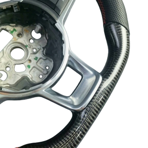 พวงมาลัยคาร์บอนไฟเบอร์สำหรับรถสปอร์ต เหมาะสำหรับรถยนต์ <span class=keywords><strong>Volkswagen</strong></span> Golf 6/7 รุ่น R Series, Passat B8 Mk7/Mk8, Arteon/CC, <span class=keywords><strong>Jetta</strong></span> และรุ่นอื่นๆ - Product Image 4