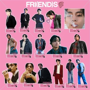 Venta al por mayor KPOP Idol Bangtan Boys <span class=keywords><strong>V</strong></span> <span class=keywords><strong>Kim</strong></span> <span class=keywords><strong>Tae</strong></span> <span class=keywords><strong>Hyung</strong></span> FRI (FIN) S Soporte acrílico de pie de plástico transparente - Product Image 1