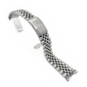 <span class=keywords><strong>Bracelet</strong></span> de <span class=keywords><strong>montre</strong></span> Trendybay Vintage en acier 904L, argent brossé, 19 mm 20 mm, compatible avec les modèles de montres mécaniques classiques - Product Image 4