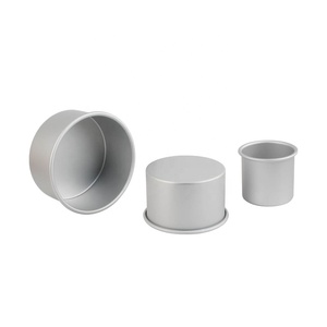 Moldes para pasteles redondos de aluminio, Juego de 3 piezas con moldes para pasteles de 8 pulgadas, 6 pulgadas y 4 pulgadas - Product Image 3