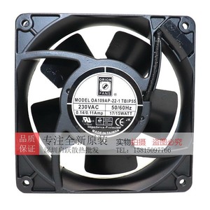 Ventilateur de refroidissement AC Orion Fans OA109AP-22-1TBIP55 230VAC 17/15W - Product Image 1