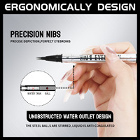 Stylo à sourcils liquide double embout Wild Eyebrow, naturel et lisse, résistant à l'eau, anti-transpiration et sans transfert