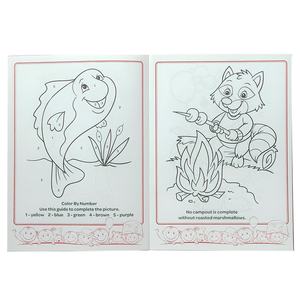 国境を越えた英語子供用の厚手のドローイングブック幼稚園教育着色紙小学校生徒の落書き - Product Image 2