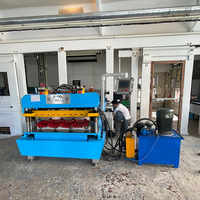 Machine de fabrication de tuiles de toit en acier coloré profilé automatique de haute qualité