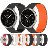 Bracelet de montre magnétique en silicone 18 mm 20 mm 22 mm pour Garmin Vivoactive 4 5 6 / Forerunner 165 168 245 255 265 570 970 Venu 2S 3 3S