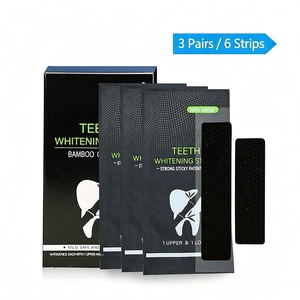 Bandes blanchissantes <span class=keywords><strong>3D</strong></span> aromatisées à la menthe, auto-adhésives, pour soins dentaires à domicile sous marque privée - Product Image 1