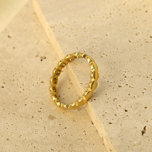 Geometric Shape Gold <b>Ring</b> Women's Jewelry Gift Fashion <b>Rings</b> <b>Titanium</b> Steel Simple Design Index Finger <b>Ring</b> - Product Image 1