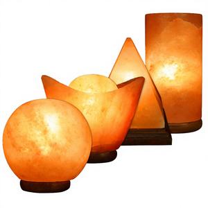 โคมไฟเกลือหิมาลัยแกะสลักสีชมพูธรรมชาติคุณภาพสูง ขายส่ง - Product Image 3