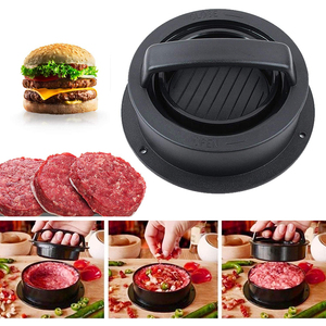 Presse à hamburgers en plastique antiadhésive ; Presse à viande pour hamburgers délicieux et garnis - Product Image 4