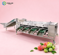 Machine de tri de fruits à rouleaux, machine de tri de fruits et légumes, machine de tri d'humidité pour 4 types de fruits secs