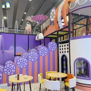 Large Kids Toy Indoor Pool Slide Playground Plastic Slide Children Indoor Soft Play Centre For Commercial