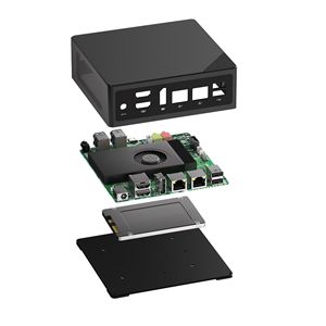 12th Gen Micro Mỏng Khách Hàng N150/N305 Mini Máy Chủ Mạng Kép Ba Hiển Thị Hiệu Suất Cao Điện Năng Thấp Quad 16GB SSD Cho Au/US/EU - Product Image 3