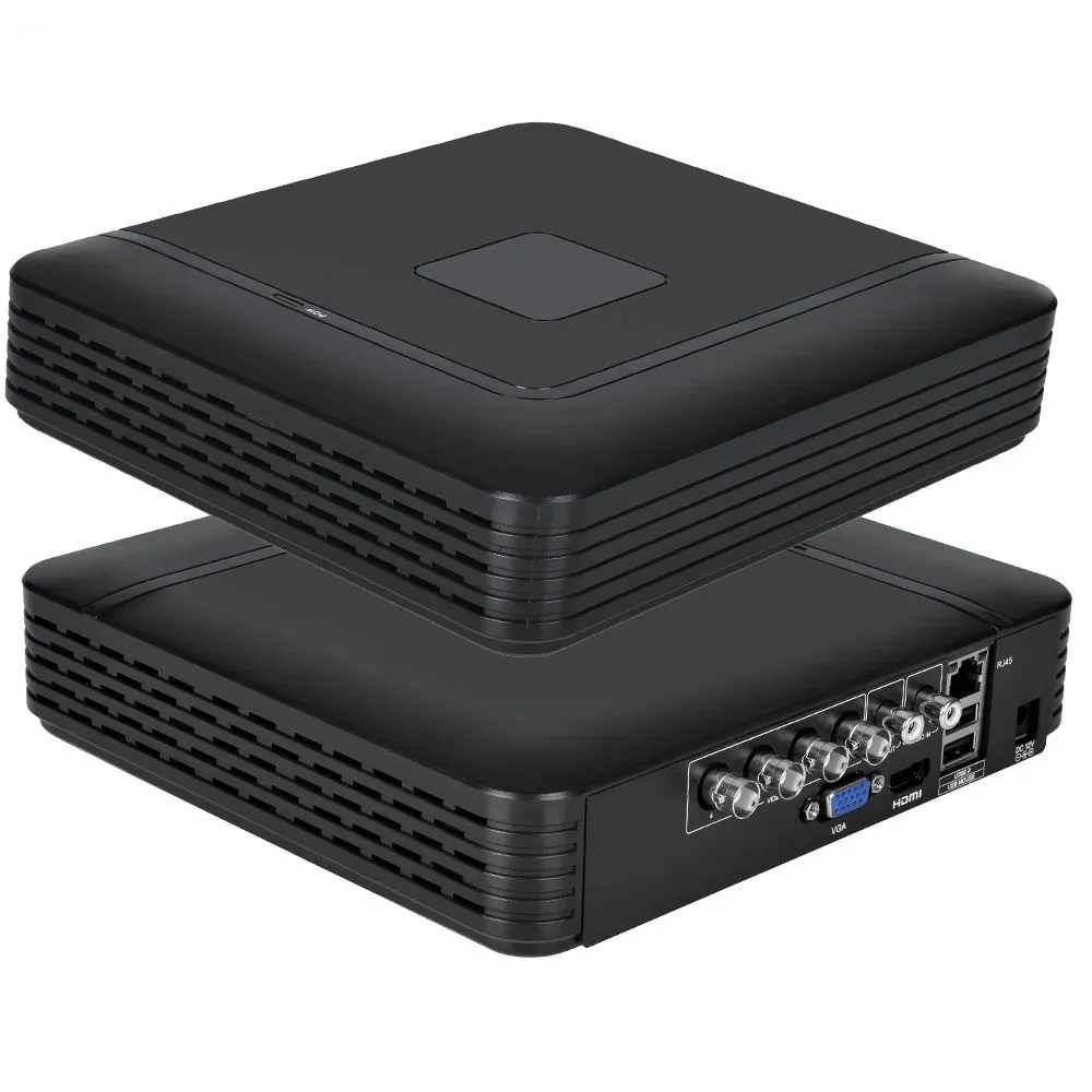 4CH 2MP Mini DVR Xmeye VMS H.265 2CH 5MP DVR âm thanh ra cho an ninh giám sát video video ghi Mặt phát hiện 4CH Mini DVR