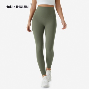 Pantalones de Yoga de Cintura Alta para Mujer, <span class=keywords><strong>con</strong></span> Bolsillos Laterales, Control de Abdomen, Leggings Deportivos, Transpirables, Elásticos en Cuatro Direcciones - Product Image 5