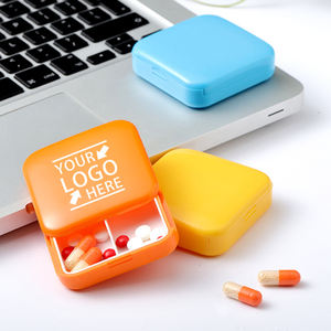 Boîte à pilules Portable pour voyage, boîte de rangement médicale pour médicaments personnalisées sans Bpa, Portable et à 5 compartiments - Product Image 2