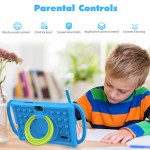 La última tableta GMS para niños de 7 pulgadas Penta Core 1,8 Ghz para educación Pritom Android Kids Tablet K7 <span class=keywords><strong>Pro</strong></span> con Android 15 - Product Image 3