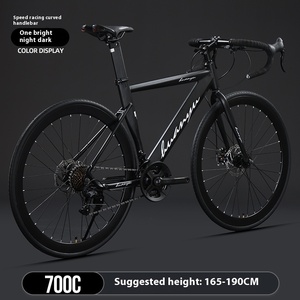 Vélo <span class=keywords><strong>de</strong></span> <span class=keywords><strong>Route</strong></span> Super Léger pour Adultes avec Fourche en Acier et Pédales en Aluminium pour Hommes et Femmes - Product Image 6